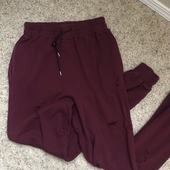 WORN ONCE Fashion Nova Maroon/Burgundy Set - Picture 3 of 8